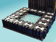 新浸水対策「ピーコックブロック」イメージ